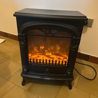 Stufa elettrica effetto camino 2000w