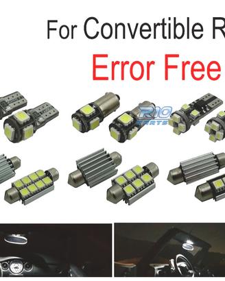 KIT 12 LAMPADE LED INTERNE PER MINI COOPER CABRIO 