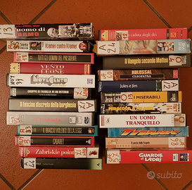 VHS film classici del cinema, film d'autore rari