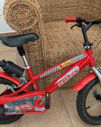 Bici bimbo Cars Mc Queen 12 pollici ottime cond
