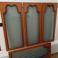 4 ante artigianali con vetro interno