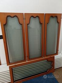 4 ante artigianali con vetro interno