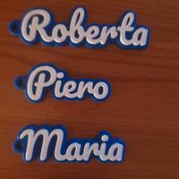 portachiavi personalizzati nome