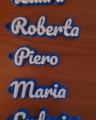 portachiavi personalizzati nome