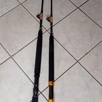 canna da pesca in mare  da traina e drifting