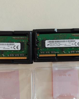 RAM 8GB (4+4) DDR3 per PC portatile 