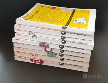 Lotto Raro Progetto Grafico AIAP n. 1-10 Completo
