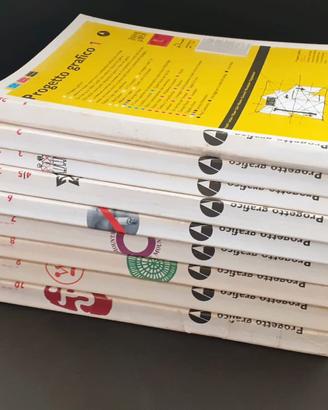 Lotto Raro Progetto Grafico AIAP n. 1-10 Completo