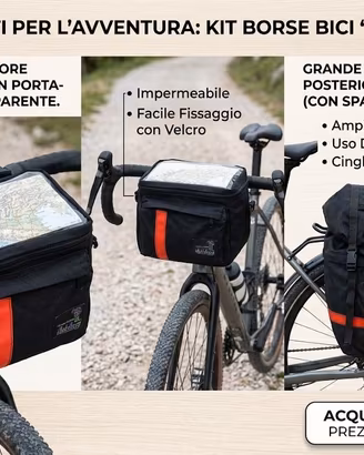 Set borse bici