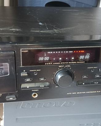 JVC TD-W218,doppio slot