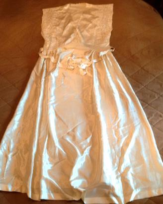 Camicia da notte in seta pura champagne