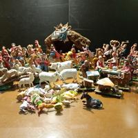 Presepe Napoletano Completo Cartapesta