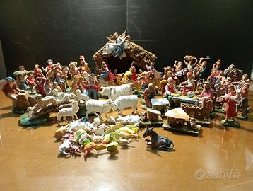Presepe Napoletano Completo Cartapesta