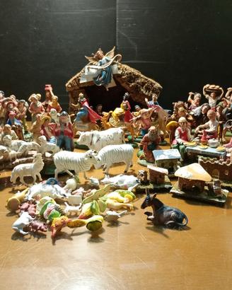 Presepe Napoletano Completo Cartapesta
