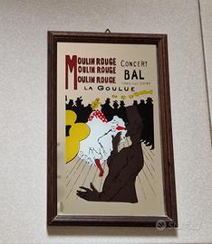 Specchio vintage "Moulin Rouge"