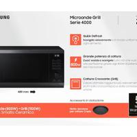 Microonde Samsung con Grill, 23L MG23DG4524CGE1