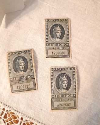 Marca da bollo lire 1000