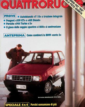 Rivista quattroruote novembre 1986