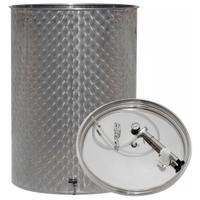 Serbatoio inox vino 200 l galleggiante ad aria