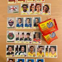 Lotto panini EURO 2000 da bustina velina verde