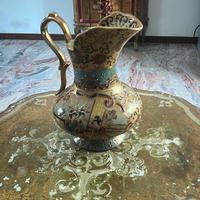 Vaso giapponese in porcellana + tavolino