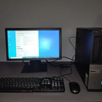 PC + MONITOR DELL Uso Ufficio Ricondizionato