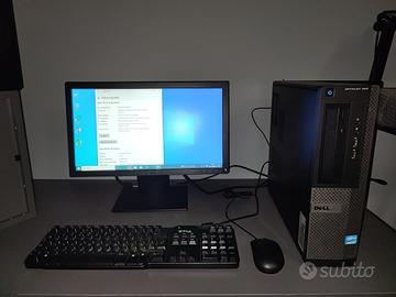 PC + MONITOR DELL Uso Ufficio Ricondizionato