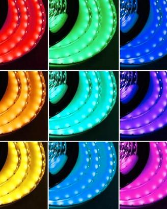 ROTOLO 5 METRI STRISCIA LED RGB 5050 IP65 60 Led