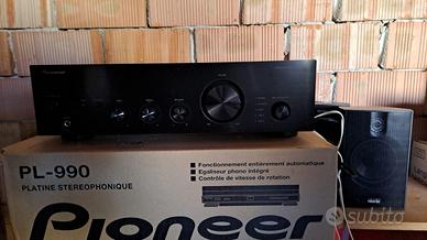 Piatto giradischi PL 990 e amplificat A10E nuovi