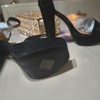 scarpe brillantinate 