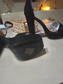 scarpe brillantinate 