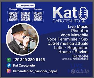 Cantante Piano Bar DJSet Serenata Napoli Pianobar