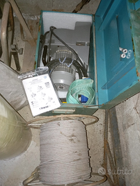 Argano elettrico tractel tr 50 con cordino