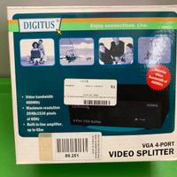Splitter VGA 4 porte, 1 in 4 Out Duplicatore Nuovo