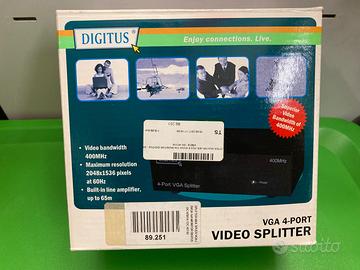 Splitter VGA 4 porte, 1 in 4 Out Duplicatore Nuovo