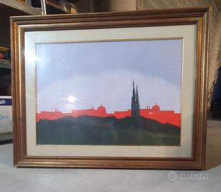 Dipinti olio su tela con firme