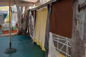 Roulotte e attrezzatura da campeggio