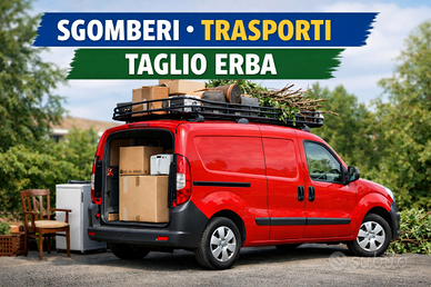 Sgomberi - trasporti - taglio erba