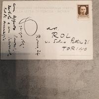 cartoline con autografo Pitigrilli
