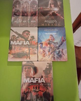steelbook custodie di ferro videogiochi