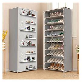 scarpiera armadio tessuto