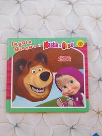 libro per bambini leggi e gioca con Masha e orso