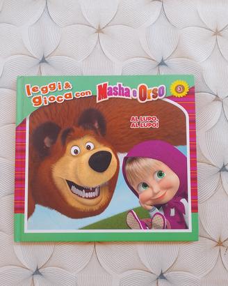 libro per bambini leggi e gioca con Masha e orso