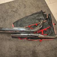scarico honda shadow 750 cromo e manubrio 