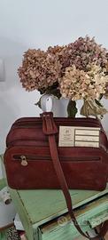 Borsa pelle The Old Angler vintage 