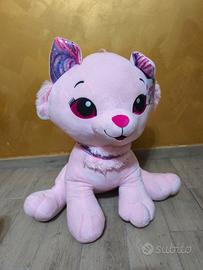 Peluche gatto rosa