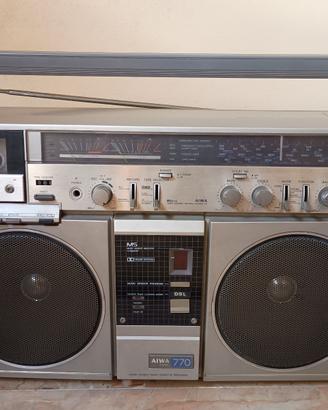 Radioregistratore vintage Anni '80 Aiwa CS-770E