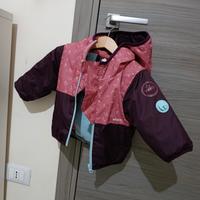 Giubbotto impermeabile da neve per bambina 