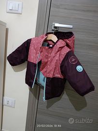 Giubbotto impermeabile da neve per bambina 