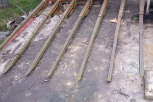 Forca per legna a 3 punti